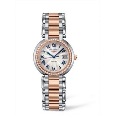 Remontoir à montres pour montre Longines PrimaLuna PrimaLuna Automatic 30 Two Tone Rose Diamond