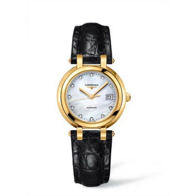 Remontoir à montres pour montre Longines PrimaLuna PrimaLuna Automatic 30 Yellow Or Strap MOP