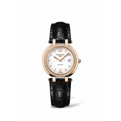Remontoir à montres pour montre Longines PrimaLuna PrimaLuna Automatic 30 Rose Or Diamond Leather Arabic