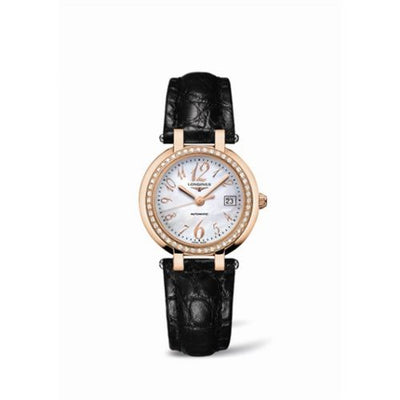 Remontoir à montres pour montre Longines PrimaLuna PrimaLuna Automatic 30 Rose Or Diamond Leather Funky MOP