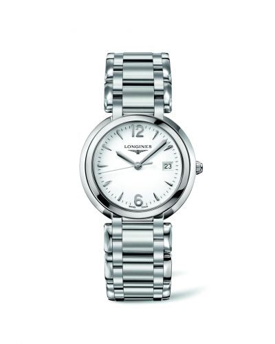 Remontoir à montres pour montre Longines PrimaLuna PrimaLuna Quartz 34 Stainless Steel / Blanc / Bracelet