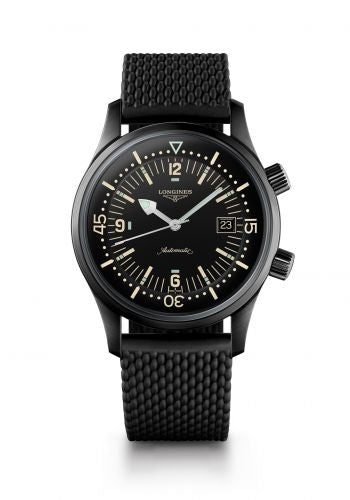 Watch Winder for watch Longines Heritage Legend Diver Date PVD / Milanese