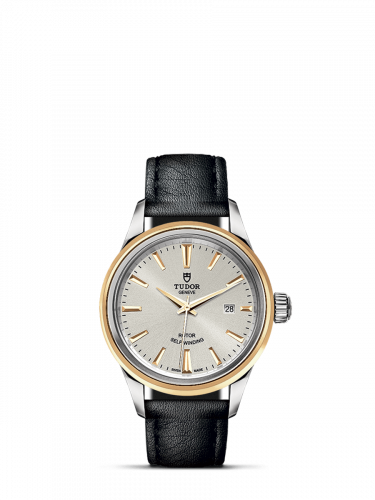 Watch Winder for watch Tudor Style Style 28 Stainless Steel / Yellow Gold / Silver / Strap