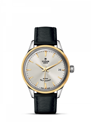 Watch Winder for watch Tudor Style Style 34 Stainless Steel / Yellow Gold / Silver / Strap