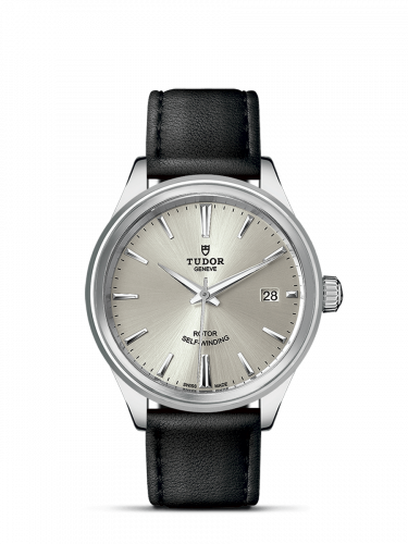 Watch Winder for watch Tudor Style Style 38 Stainless Steel / Silver / Strap