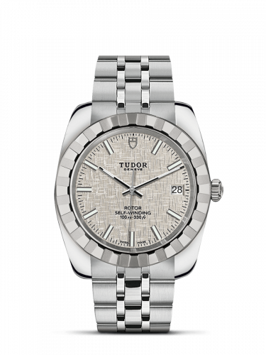 Remontoir à montres pour montre Tudor Classic Classic 38 Stainless Steel / Fluted / Argent / Bracelet