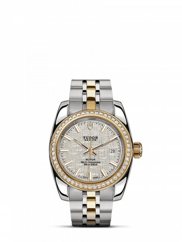 Remontoir à montres pour montre Tudor Classic Classic 28 Stainless Steel / Yellow Or / Diamond / Argent / Bracelet
