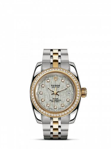 Remontoir à montres pour montre Tudor Classic Classic 28 Stainless Steel / Yellow Or / Diamond / Argent-Diamond / Bracelet