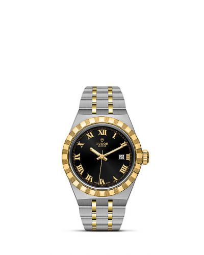 Remontoir à montres pour montre Tudor Royal Royal Date 28 Stainless Steel / Yellow Or / Noire - Roman