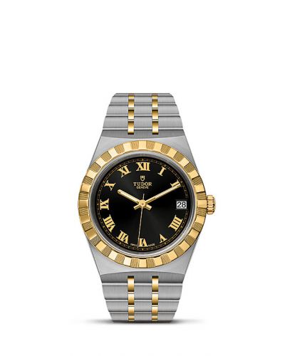 Remontoir à montres pour montre Tudor Royal Royal Date 34 Stainless Steel / Yellow Or / Noire - Roman