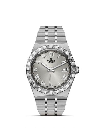 Remontoir à montres pour montre Tudor Royal Royal Date 38 Stainless Steel / Argent - Roman
