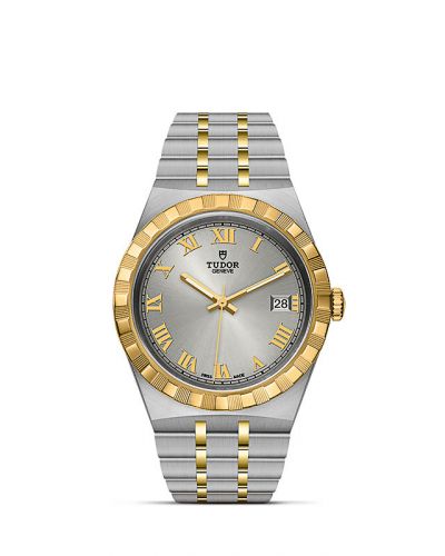 Remontoir à montres pour montre Tudor Royal Royal Date 38 Stainless Steel / Yellow Or / Argent - Roman