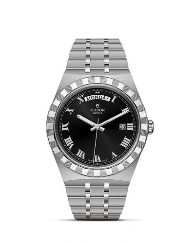 Remontoir à montres pour montre Tudor Royal Royal Day-Date 41 Stainless Steel / Noire - Roman