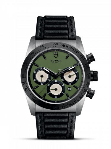 Remontoir à montres pour montre Tudor Fastrider Fastrider Chrono Verte / Leather