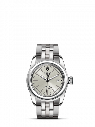 Remontoir à montres pour montre Tudor Glamour Glamour Date 26 Stainless Steel / Argent / Bracelet