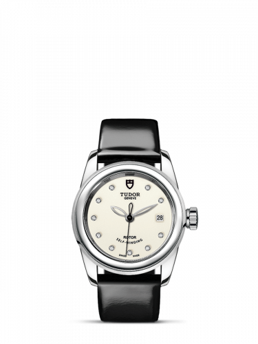 Remontoir à montres pour montre Tudor Glamour Glamour Date 26 Stainless Steel / Opaline-Diamond / Strap