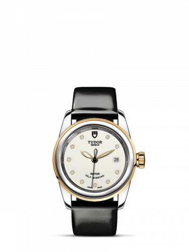 Remontoir à montres pour montre Tudor Glamour Glamour Date 26 Stainless Steel / Yellow Or / Opaline-Diamond / Strap