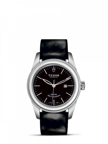 Remontoir à montres pour montre Tudor Glamour Glamour Date 31 Stainless Steel / Noire / Strap