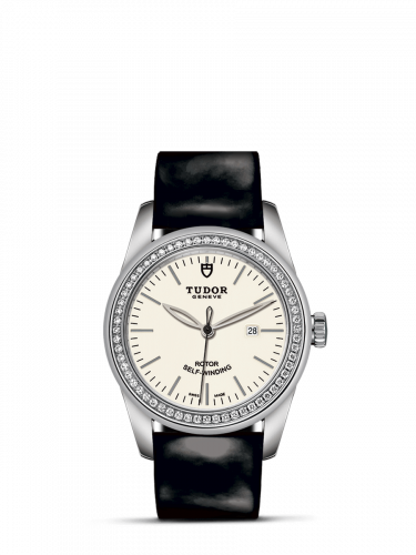 Remontoir à montres pour montre Tudor Glamour Glamour Date 31 Stainless Steel / Diamond / Opaline / Strap