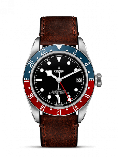 Remontoir à montres pour montre Tudor Noire Bay GMT Noire Bay GMT Stainless Steel / Noire / Pepsi / Leather
