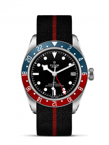 Remontoir à montres pour montre Tudor Noire Bay GMT Noire Bay GMT Stainless Steel / Noire / Pepsi / Fabric