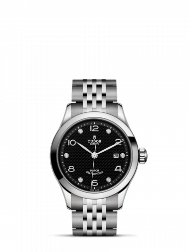 Remontoir à montres pour montre Tudor 1926 1926 28 Stainless Steel / Noire - Diamond