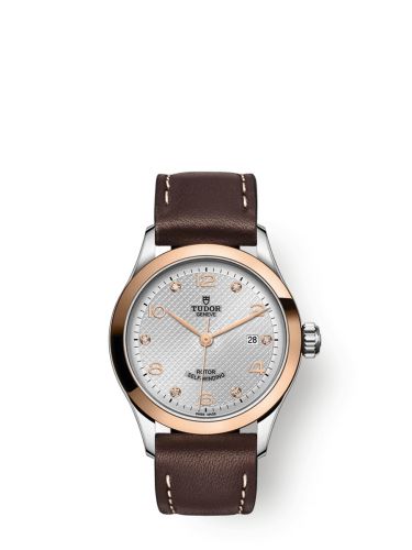 Remontoir à montres pour montre Tudor 1926 1926 28 Stainless Steel / Rose Or / Argent - Diamond / Strap