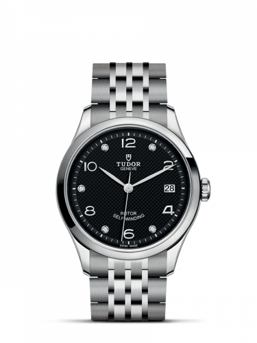 Remontoir à montres pour montre Tudor 1926 1926 36 Stainless Steel / Noire - Diamond