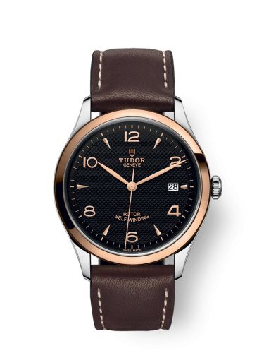 Remontoir à montres pour montre Tudor 1926 1926 39 Stainless Steel / Rose Or / Noire / Strap