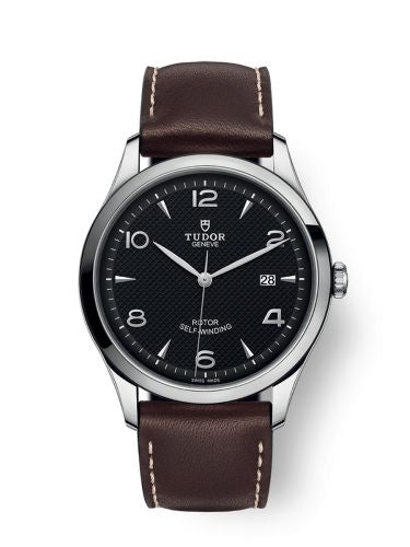 Remontoir à montres pour montre Tudor 1926 1926 41 Stainless Steel / Noire / Strap