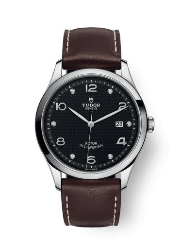 Remontoir à montres pour montre Tudor 1926 1926 41 Stainless Steel / Noire - Diamond / Strap