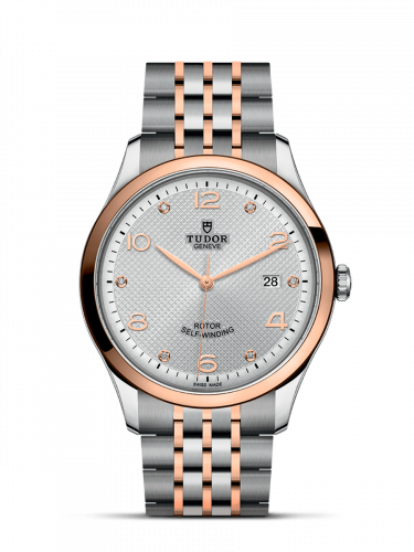 Remontoir à montres pour montre Tudor 1926 1926 41 Stainless Steel / Rose Or / Argent - Diamond