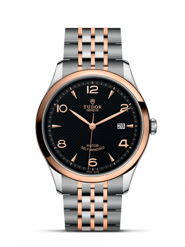 Remontoir à montres pour montre Tudor 1926 1926 41 Stainless Steel / Rose Or / Noire