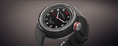 Remontoir à montres pour montre Giuliano Mazzuoli Manometro Manometro Carbon