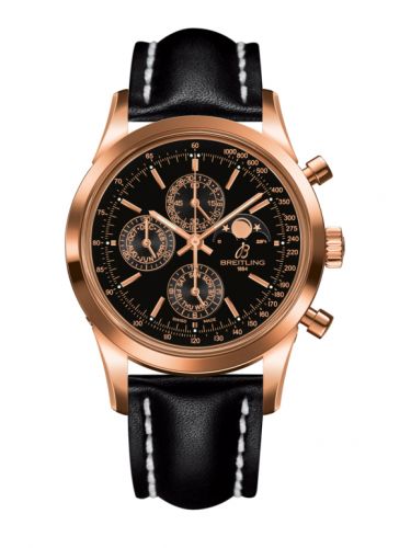Watch Winder for watch Breitling Transocean Transocean Chronograph 1461 Red Gold / Black / Calf