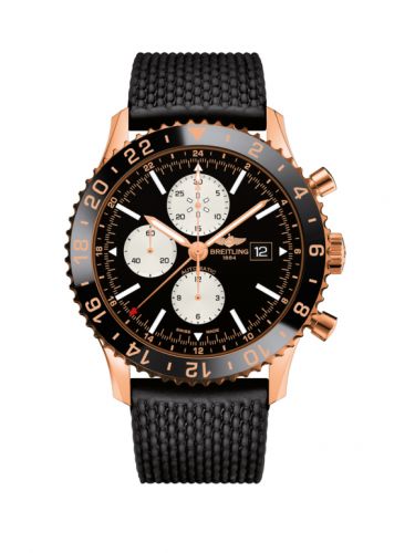 Remontoir à montres pour montre Breitling Chronoliner Chronoliner Red Or / Noire / Rubber