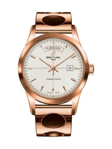 Watch Winder for watch Breitling Transocean Transocean Day & Date Red Gold / Silver / Racer