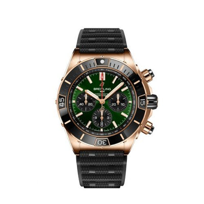 Remontoir à montres pour montre Breitling Chronomat Super Chronomat B01 44 Red Or / Verte / Rubber Rouleaux