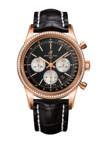 Watch Winder for watch Breitling Transocean Transocean Chronograph Red Gold / Diamond / Reverse Panda / Croco