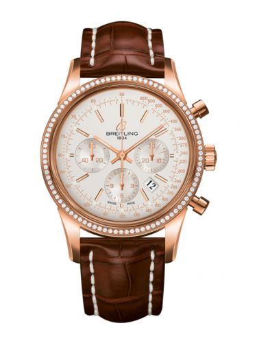 Watch Winder for watch Breitling Transocean Transocean Chronograph Red Gold / Diamond / Silver / Croco