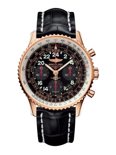 Remontoir à montres pour montre Breitling Navitimer Cosmonaute Red Or / Noire / Croco