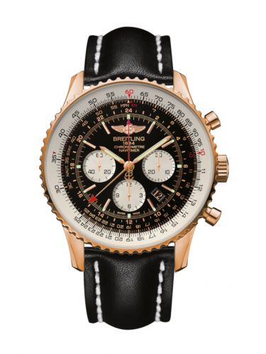 Remontoir à montres pour montre Breitling Navitimer Navitimer GMT Red Or / Noire / Calf
