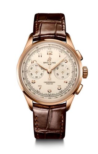 Watch Winder for watch Breitling Premier Premier Heritage B09 Chronograph 40 Red Gold / Silver