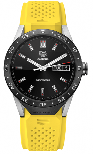 Uhrenbeweger für Uhr TAG Heuer Connected Watch Carrera Connected Yellow Strap