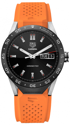 Uhrenbeweger für Uhr TAG Heuer Connected Watch Carrera Connected Orange Strap