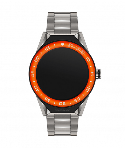 Uhrenbeweger für Uhr TAG Heuer Carrera Carrera Connected Modular 45 Titanium / Orange Aluminum / Bracelet