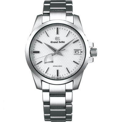 Remontoir à montres pour montre Grand Seiko Spring Drive Spring Drive Stainless Steel / Blanc / Bracelet
