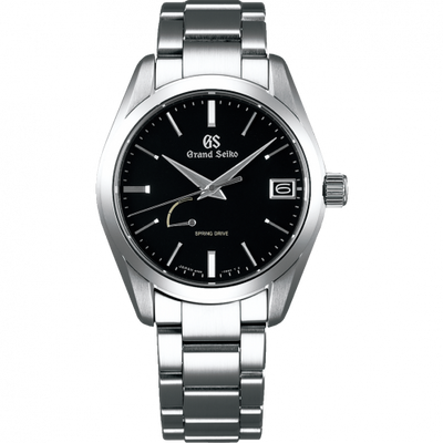 Remontoir à montres pour montre Grand Seiko Spring Drive Spring Drive Stainless Steel / Noire / Bracelet