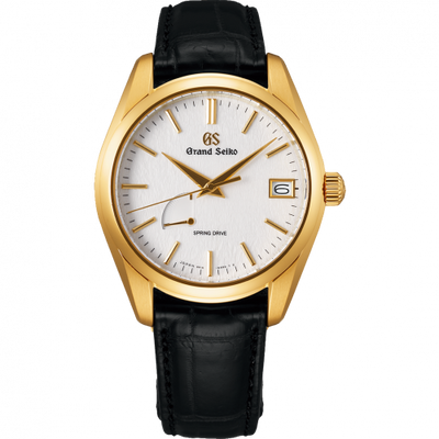 Remontoir à montres pour montre Grand Seiko Spring Drive Spring Drive Yellow Or / Snowflake / Strap