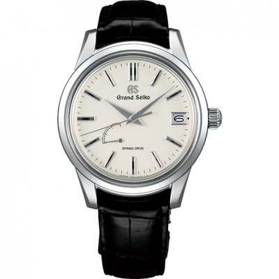 Remontoir à montres pour montre Grand Seiko Spring Drive Spring Drive Stainless Steel / Blanc / Strap